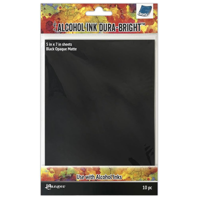 Tim Holtz Alcohol Ink Dura-Bright 10pc - Black Opaque Matte, TAC81067