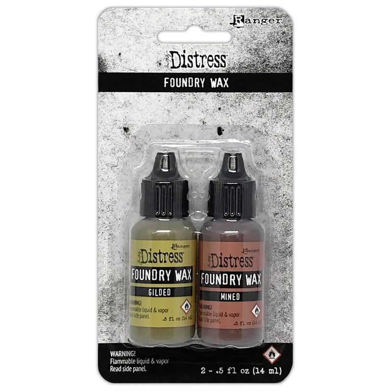 Tim Holtz Distress - Foundry Wax Kit - Gilded/Mined, TDAK80435