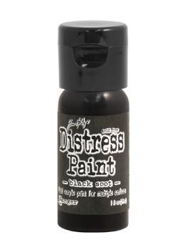 Tim Holtz Distress Paint Flip Top 1oz - Black Soot, TDF52937