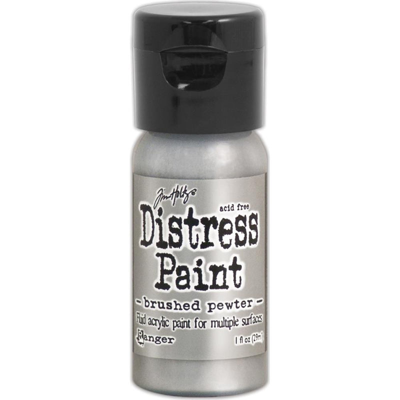 Ranger - Tim Holtz Distress Flip Top Paint - Brushed Pewter, TDF52968