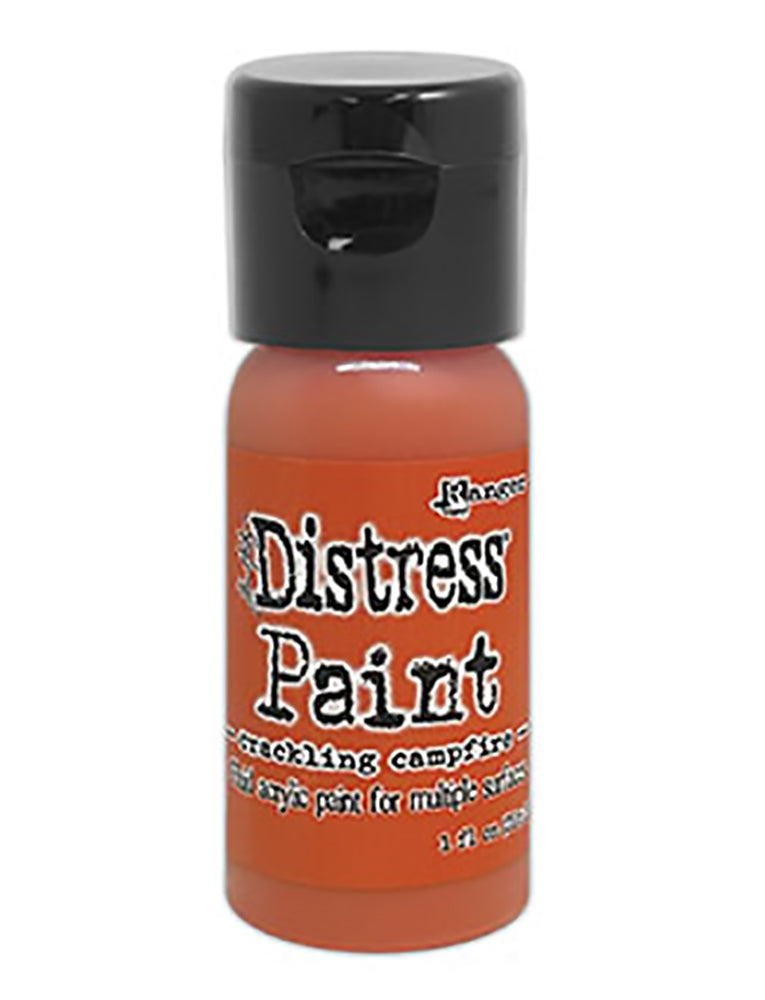 Tim Holtz Distress Paint Flip Top 1oz - Crackling Campfire, TDF72331