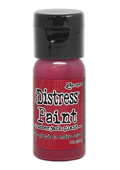 Ranger - Tim Holtz Distress Flip Top Paint - Lumberjack Plaid, TDF82392