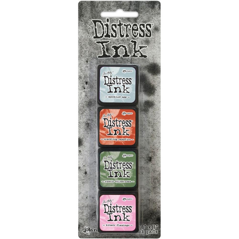 Tim Holtz Ranger Distress Mini Ink Pads 4Pc - Kit 16, TDPK76339