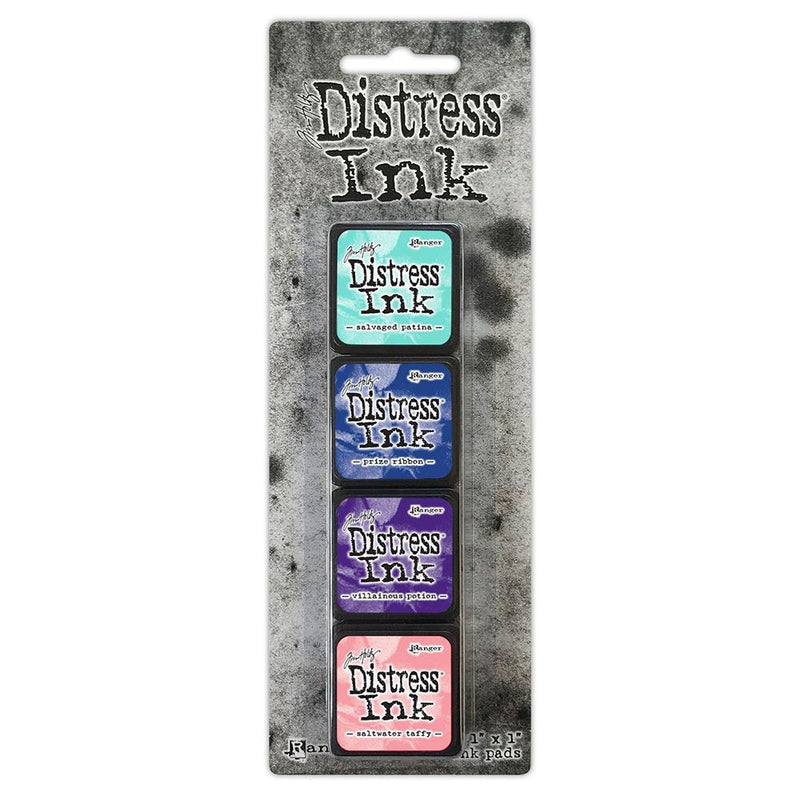 Tim Holtz Ranger Distress Mini Ink Pads 4Pc - Kit 17, TDPK79125