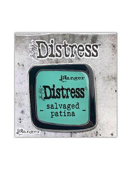 Tim Holtz Distress Enamel Collector Pin - Salvaged Patina, TDZ73154