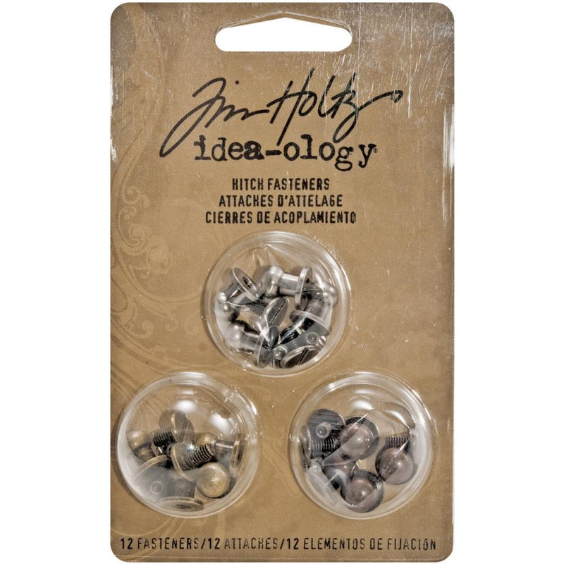 Tim Holtz Idea-ology - Hitch Fastener 12Pc, TH92731