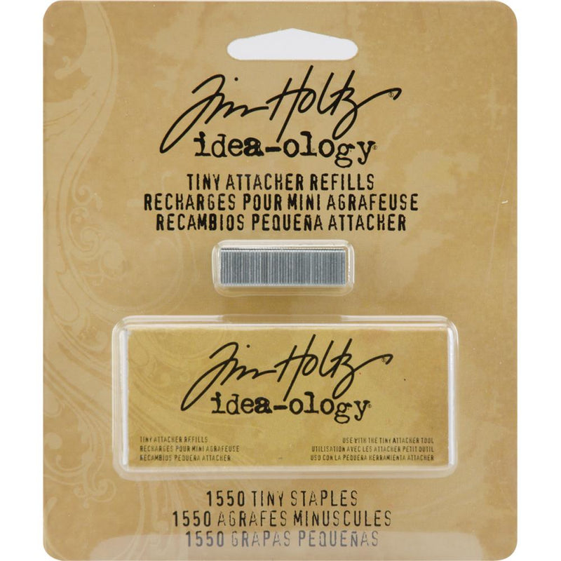 Tim Holtz Idea-ology Tiny Attacher Refill Staples .25" 1,550Pc, TH92801