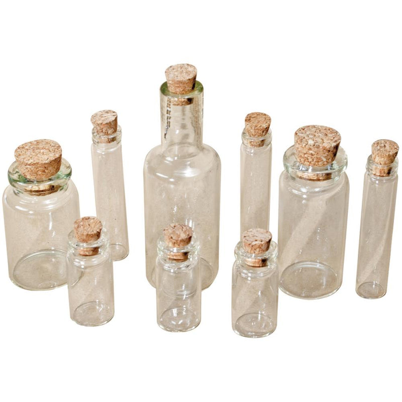 Tim Holtz Idea-ology - Corked Vials 9Pc, TH92899