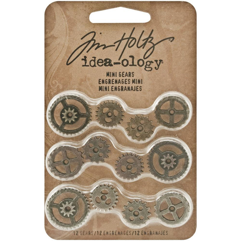 Tim Holtz Idea-ology - Mini Gears 12Pc, TH93012