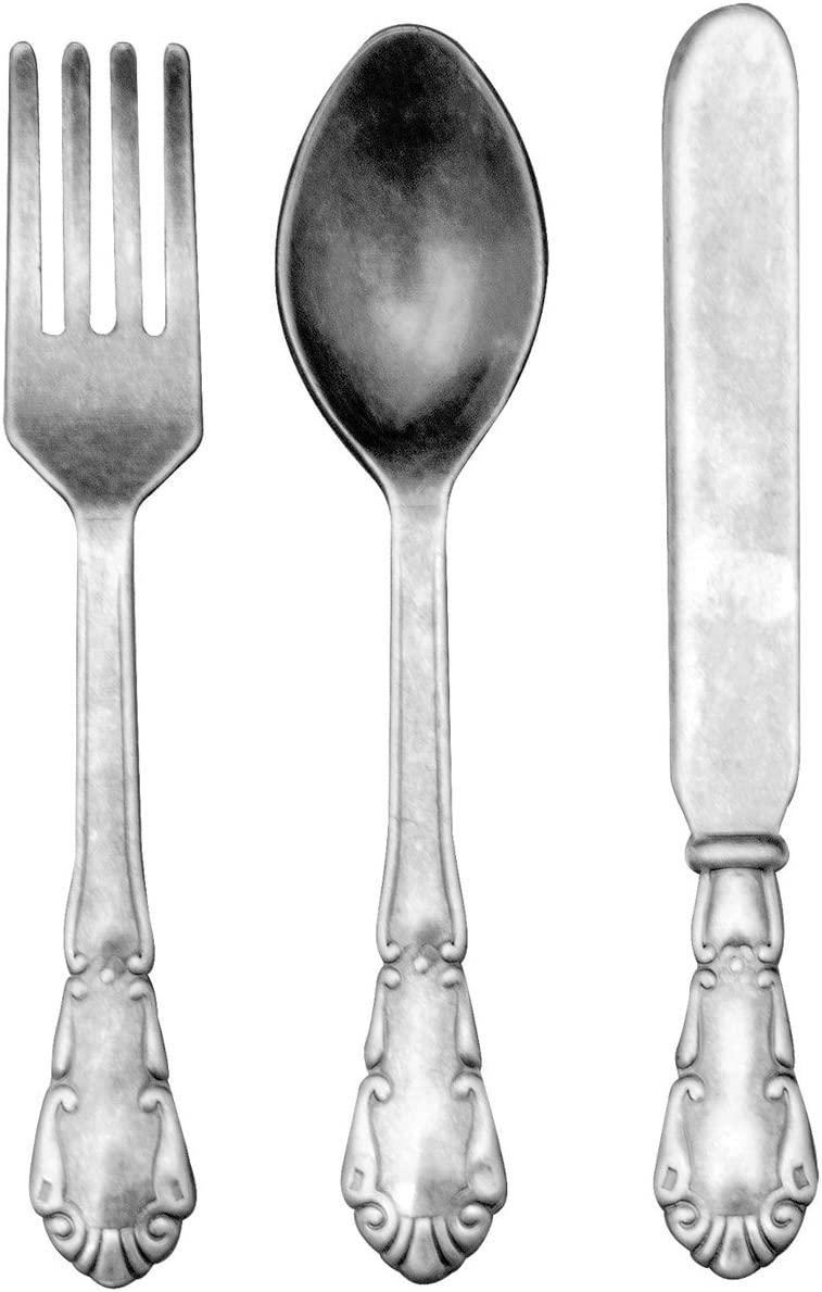 Tim Holtz Idea-ology - Adornments Silverware 9Pc, TH93254