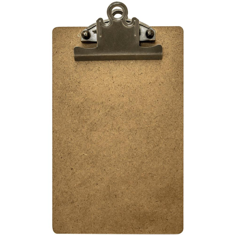 Tim Holtz Idea-ology Mini Clipboard, Brown 4.5"X7.75", TH93278