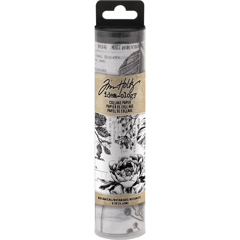 Tim Holtz Idea-ology Botanical Collage Paper 5.875"x 6yd, TH93705