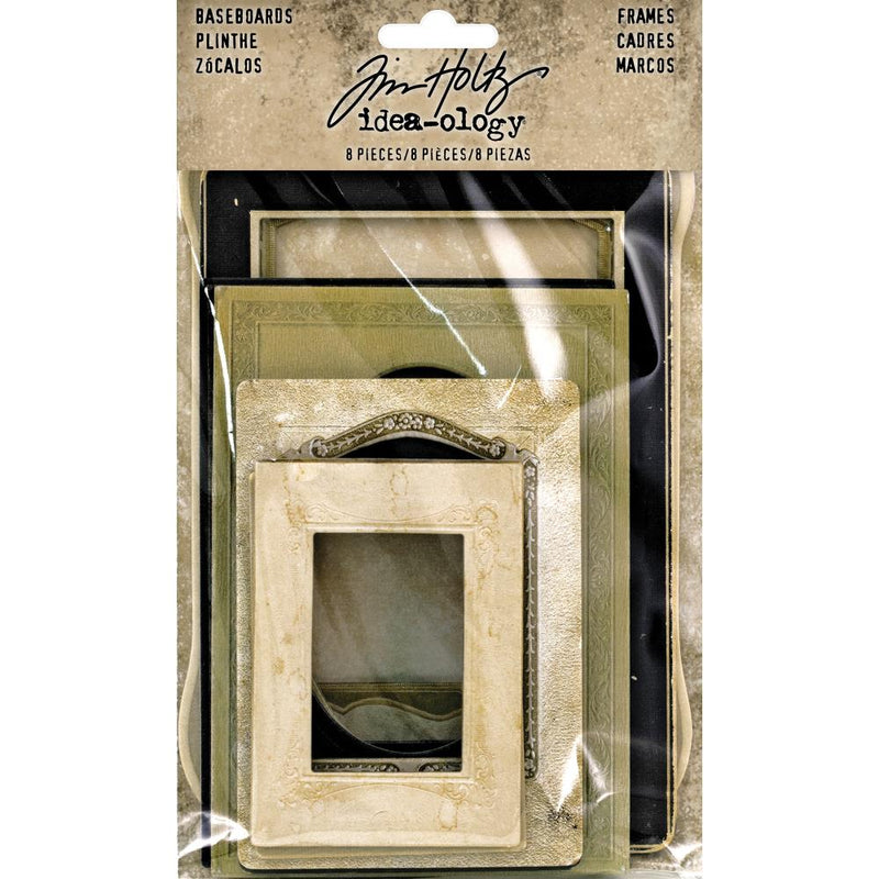 Tim Holtz Idea-ology - Baseboard Frames 8Pc, TH93710