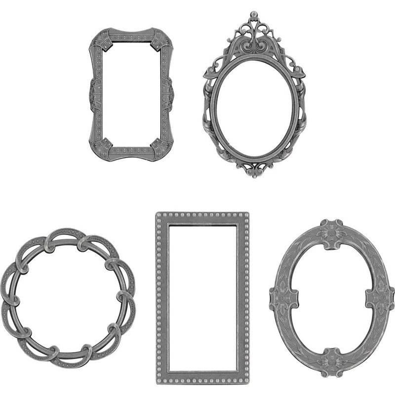 Tim Holtz Idea-ology - Adornments Deco Frames,5Pc, TH93792