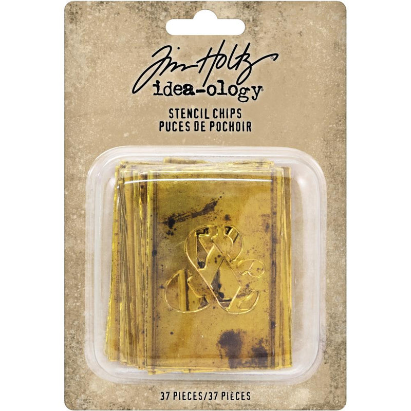 Tim Holtz Idea-ology - Stencil Chips 37Pc, TH93954