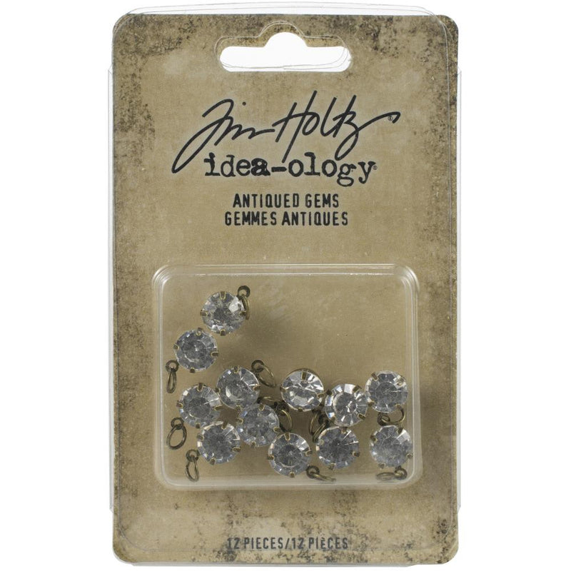 Tim Holtz Idea-Ology Antique Gems 12Pc, TH94033