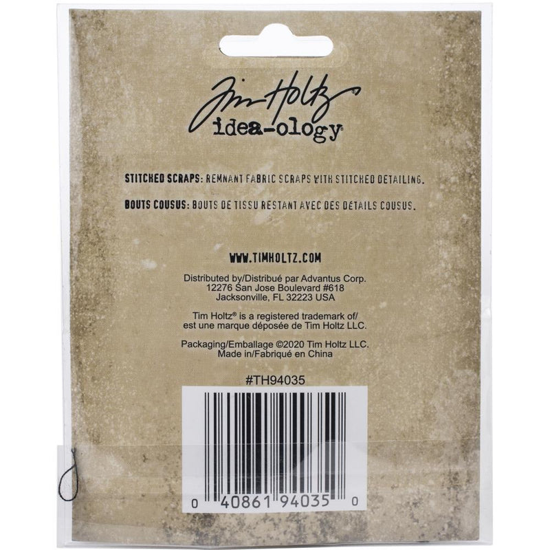 Tim Holtz Idea-ology - Stitched Scraps 14Pc, TH94035