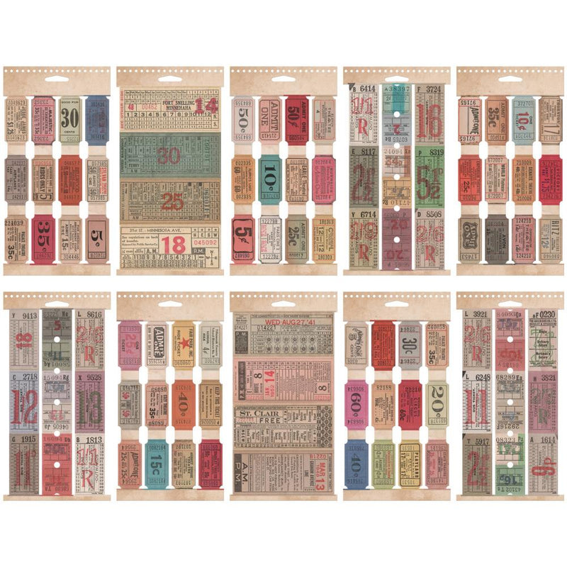 Tim Holtz Idea-ology - Ticket Book, 104Pc, TH94036