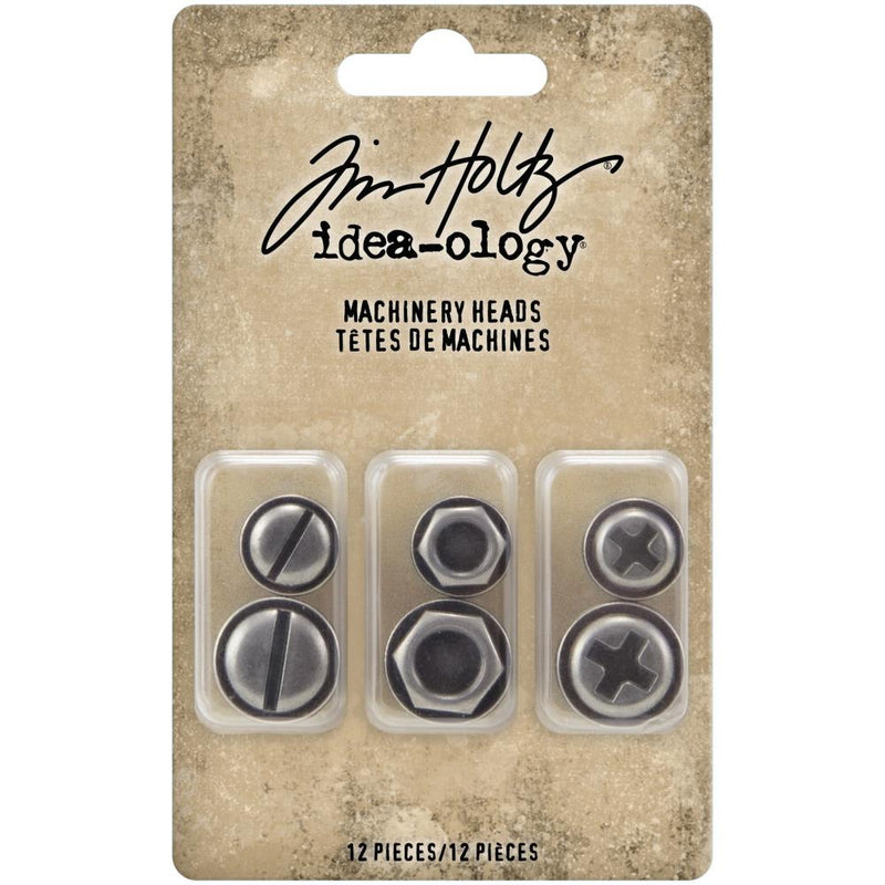 Tim Holtz Idea-ology - Machinery Heads12Pc, TH94038