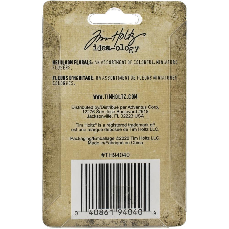 Tim Holtz Idea-Ology Heirloom Florals 16Pc, TH94040