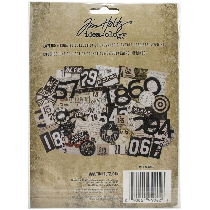 Tim Holtz Idea-ology - Urban Layers 65Pc, TH94042