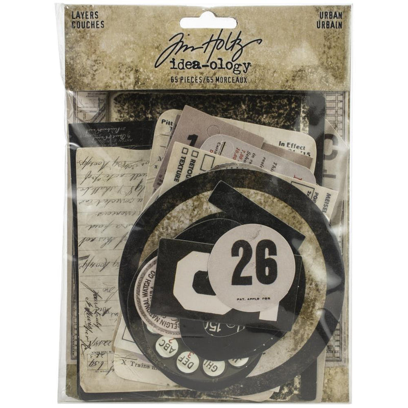 Tim Holtz Idea-ology - Urban Layers 65Pc, TH94042