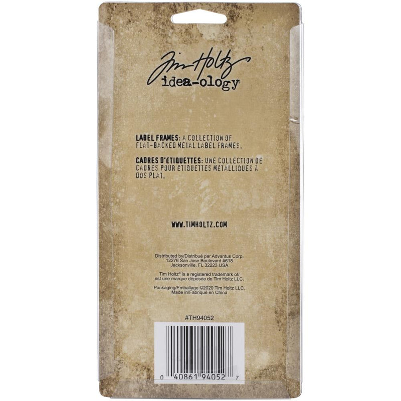 Tim Holtz Idea-Ology label Frames 6Pc, TH94052