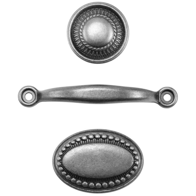 Tim Holtz Idea-ology Mini Metal Hardware Pulls 3Pc, TH94123