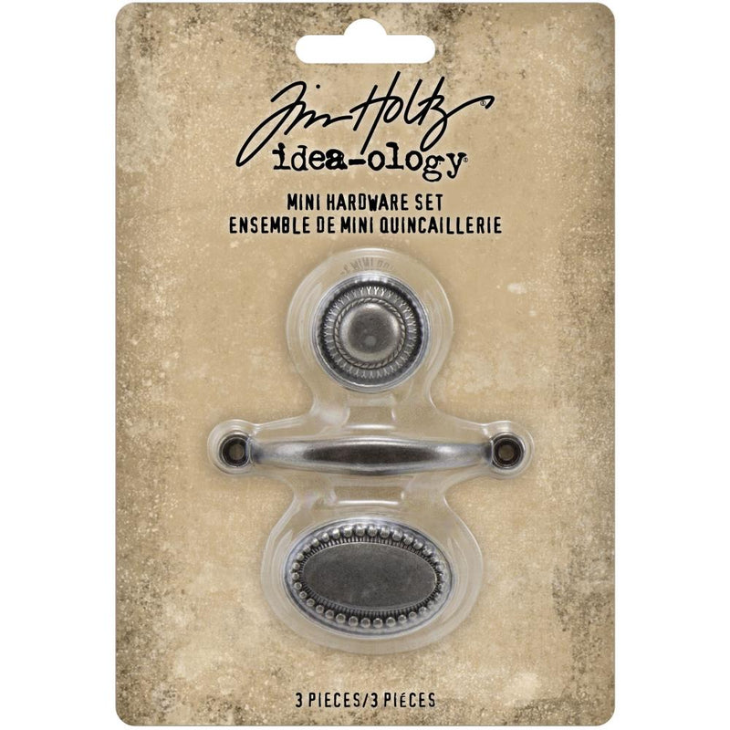 Tim Holtz Idea-ology Mini Metal Hardware Pulls 3Pc, TH94123