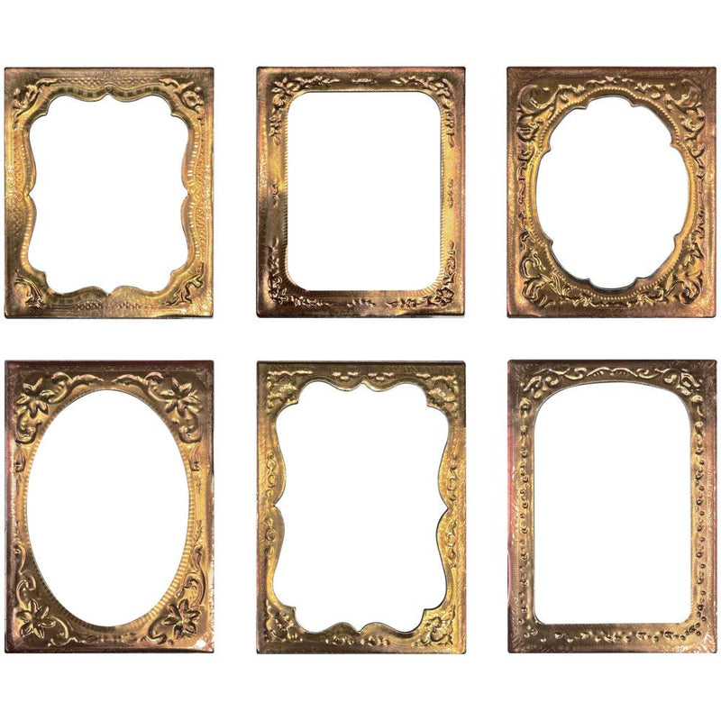 Tim Holtz Idea-Ology Curio Frames 6Pc, TH94136