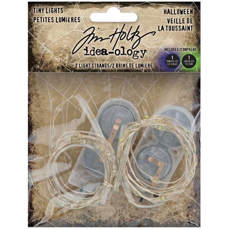 Tim Holtz Idea-ology - Tiny Lights - Halloween, Purple & Green, TH94157 23/24