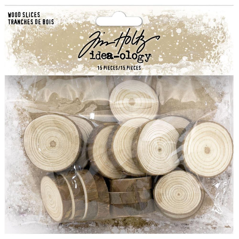 Tim Holtz Idea-Ology - Wood Slices Christmas, TH94209 21/22 Retired