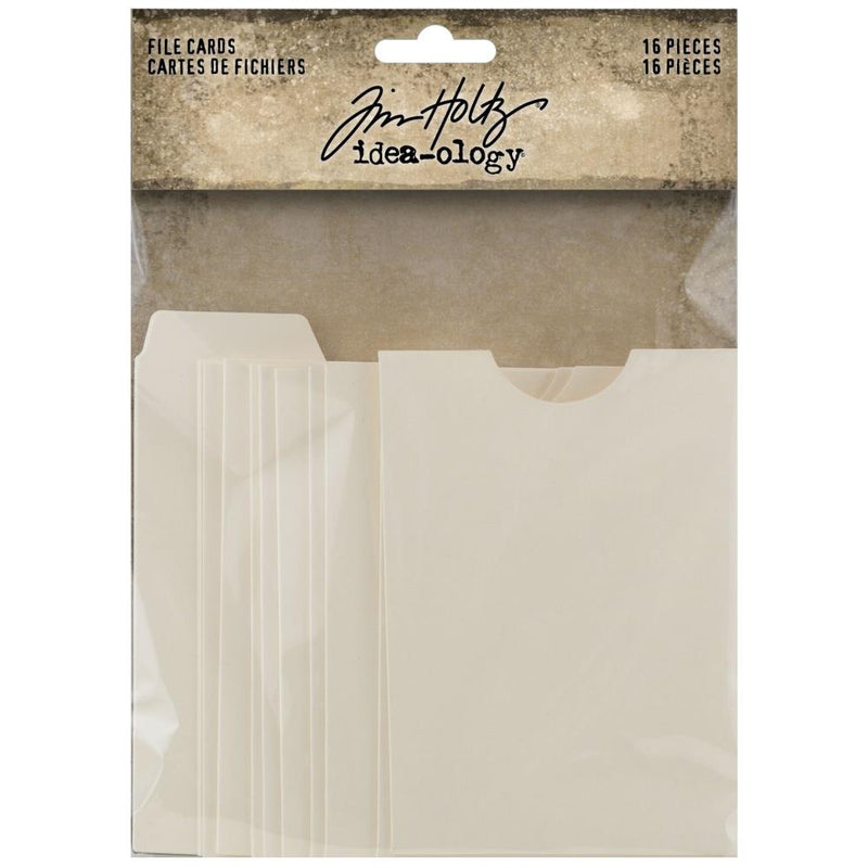 Tim Holtz Idea-ology - File Cards 16Pc, TH94223