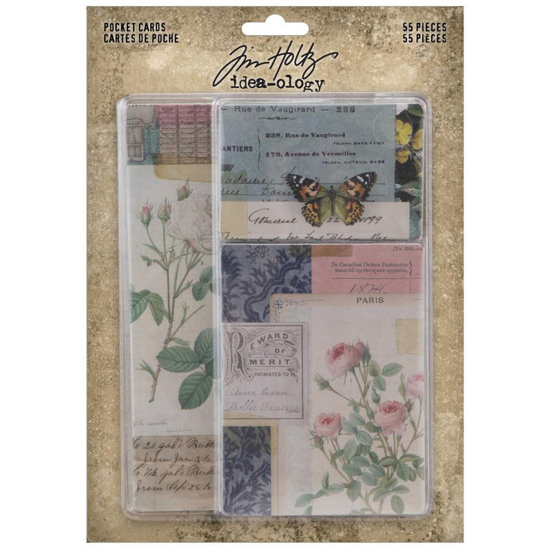 Tim Holtz Idea-ology - Pocket Cards 55Pc, TH94226