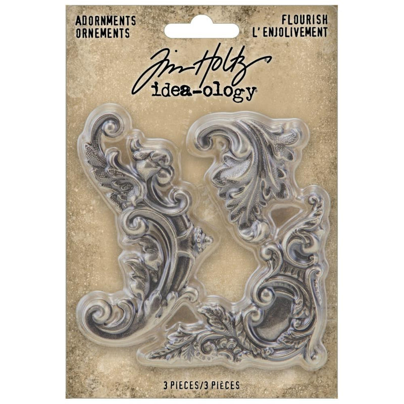 Tim Holtz Idea-ology Adornments - Flourish, TH94231