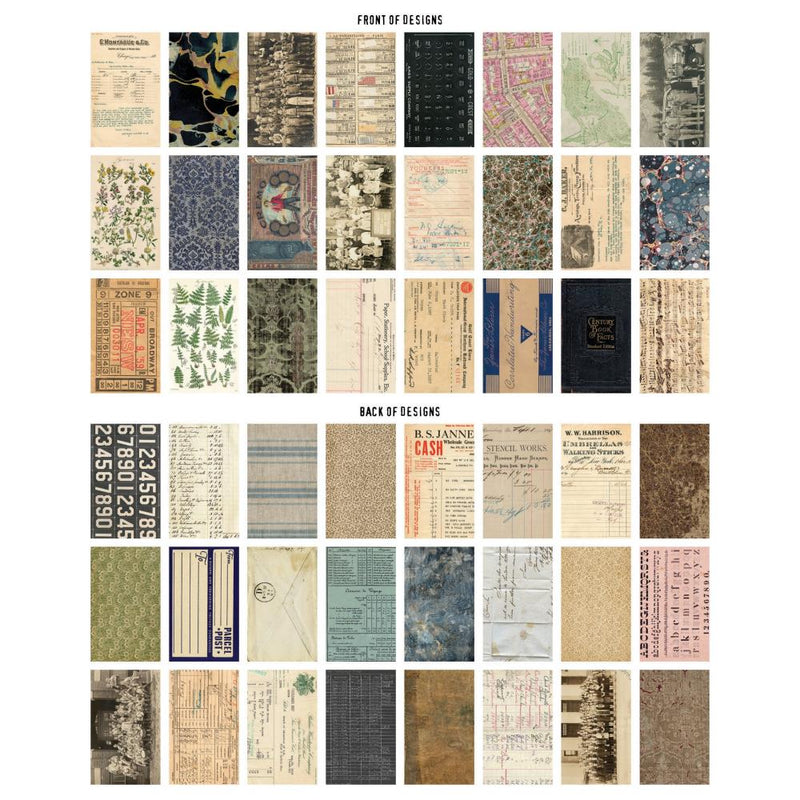 Tim Holtz Idea-ology Backdrops DS Cardstock - Volume