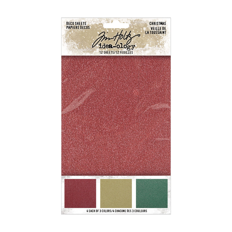 Tim Holtz Idea-Ology - Deco Sheets Christmas, TH94283 2022 Retired