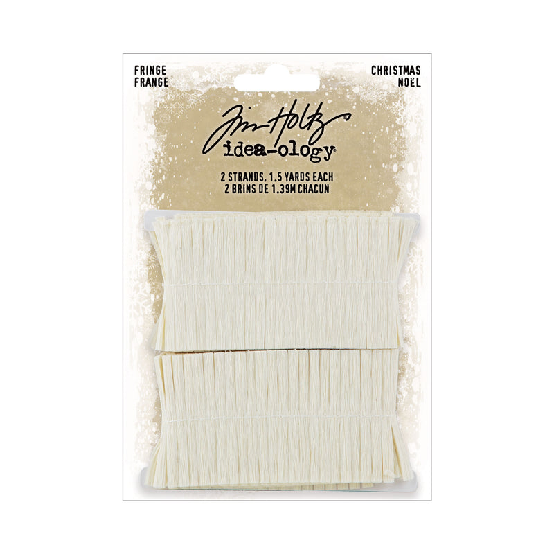 Tim Holtz Idea-Ology - Fringe Christmas - White, TH94287 Retired