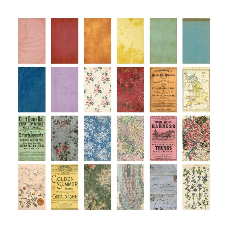 Tim Holtz Idea-ology Backdrops DS Cardstock - Volume