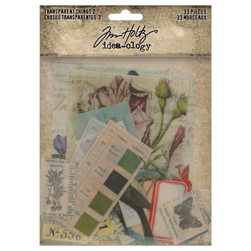 Tim Holtz Idea-ology Acetate - Transparent Things 2, TH94327