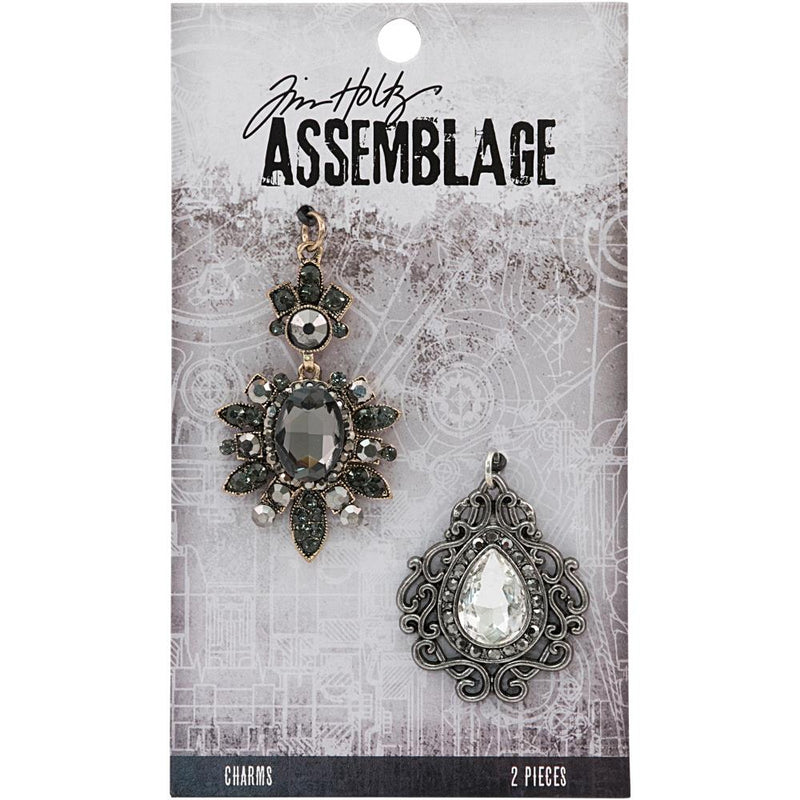 Tim Holtz Assemblage Charms - Baroqued Diamonds, THA20129