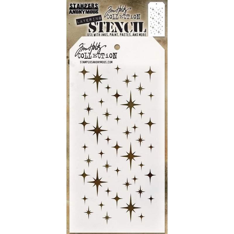 Tim Holtz Layering Stencil - Sparkle, THS132