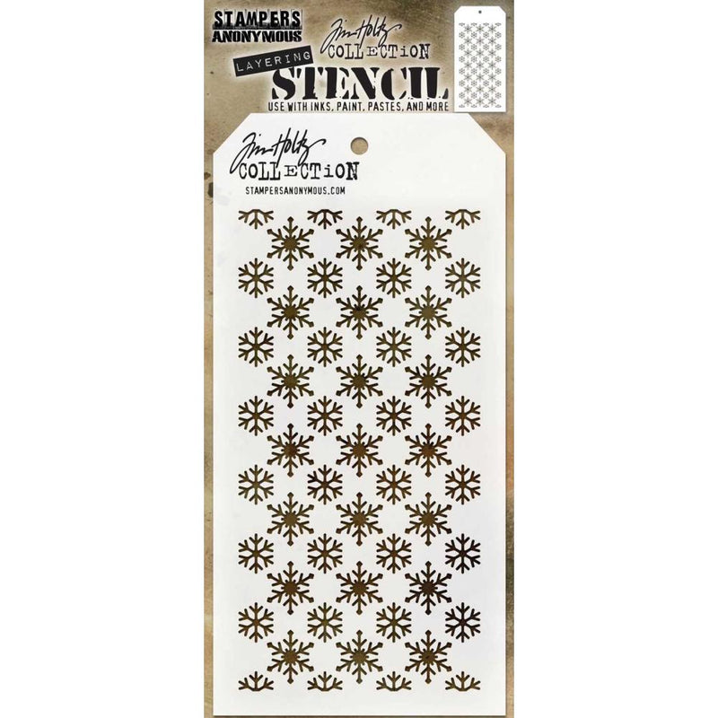 Stampers Anonymous Layering Stencil - Flurries, THS151 Designer: Tim Holtz