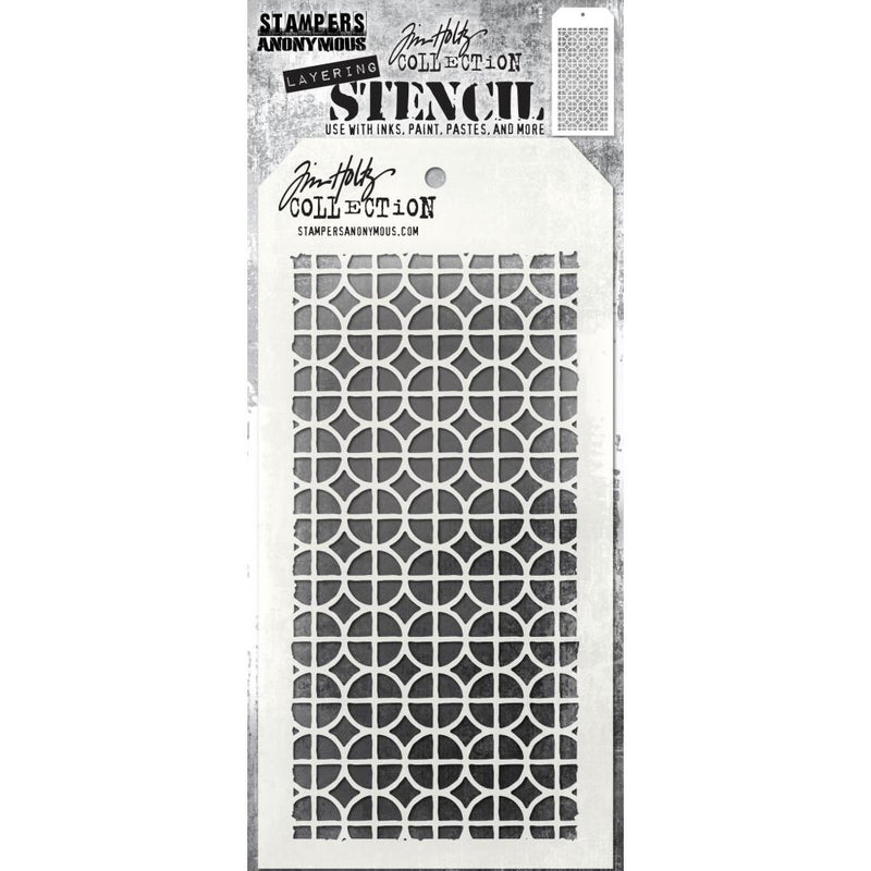 Stampers Anonymoun - Tim Holtz Layering Stencil - Focus, THS158