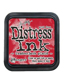 Ranger - Tim Holtz Distress Ink Pad - Lumberjack Plaid, TIM82354