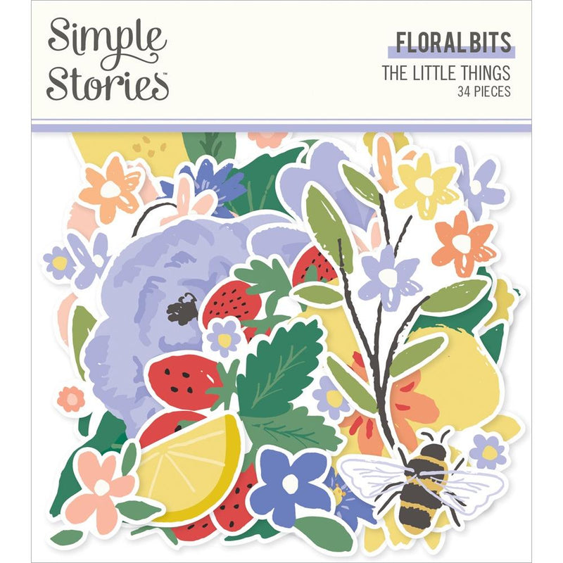 Simple Stories Bits & Pieces - The Little Things, Floral Bits, TLT20220