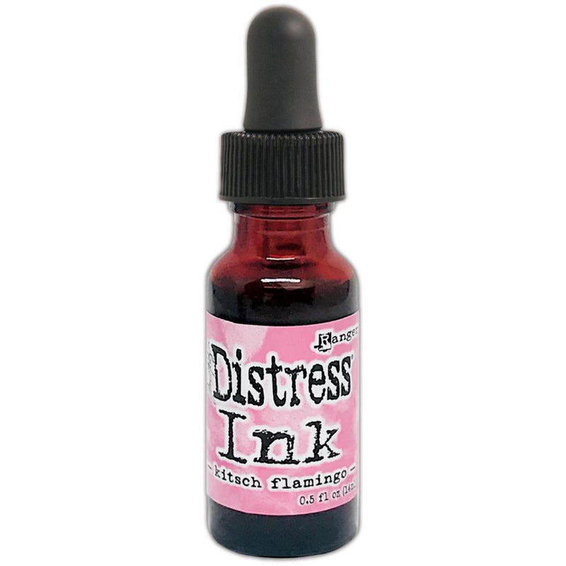 Tim Holtz Distress Reinker .5oz, - Kitsch Flamingo TXR72607