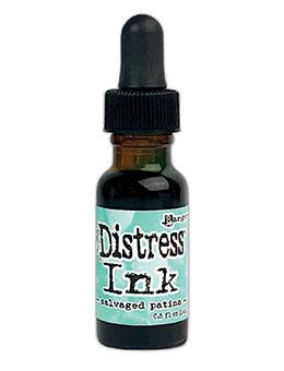 Tim Holtz Distress Reinker .5oz - Salvaged Patina, TXR72744