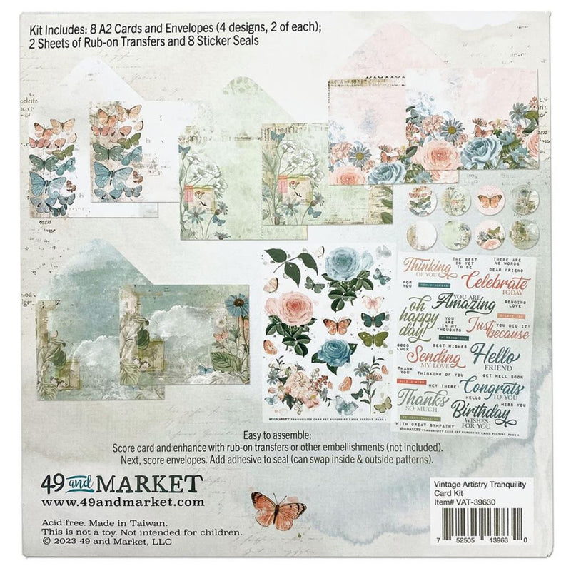 49 & Market Card Kit - Vintage Artistry Tranquility, VAT39630