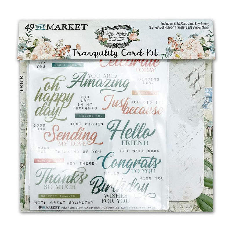 49 & Market Card Kit - Vintage Artistry Tranquility, VAT39630